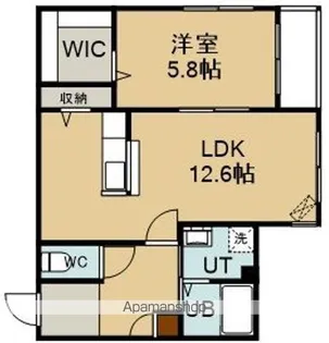 ソル サリエンテ【2階】の間取り